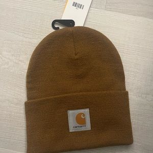 brown carhartt beanie